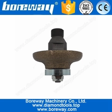 चीन गर्म बेचने द्विज्या हीरा Sintered रूटर F20 रूपरेखा धातु * 1/2 "जी उत्पादक