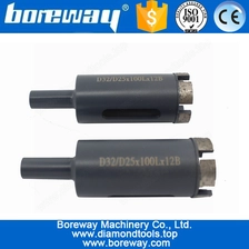 China Supply D32/25x100Lx12B Diamond Coring Driller For Granite manufacturer