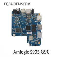 中国 Amlogic S905 Android 电视盒 4K2K 超全高清 Mali-450 高达 750 Mhz Android 5.1 棒棒糖四核媒体播放器 G9C 制造商