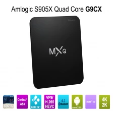 porcelana Caja de TV Quad Core Android 6.0.1 Android OTT Amlogic S905X Smart TV Box G9Cx fabricante