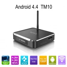 중국 안 드 로이드 tv 쿼드 코어 지원 Bluetooth™ 4.0 Android™ 4.4 KitKat 구글 안 드 로이드 4.4 TV 상자 TM10 제조업체