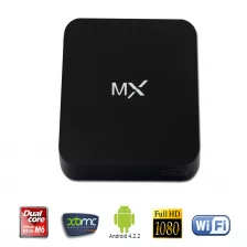 porcelana Receptor de tv xbmc de Smart Android TV BOX Amlogic8726 Dual Core MX MX fabricante