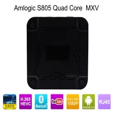 porcelana Caja quad-core elegante de Wifi MXV S805 de Android TV de la caja quad-core de Android Kodi 15.2 de la caja elegante OTT TV de la caja de TV fabricante