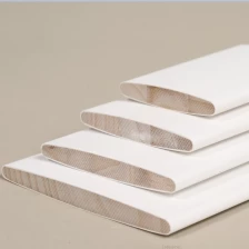 porcelana componentes del obturador del OEM en China, componentes de madera imprimado gesso del obturador del paulownia fabricante
