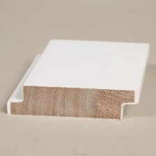 porcelana Componentes del obturador proveedor china, Gesso imprimió componentes de madera del obturador de Paulownia fabricante