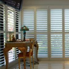 China oem Timber shutters in china, Custom color Wooden Shutter supplier manufacturer