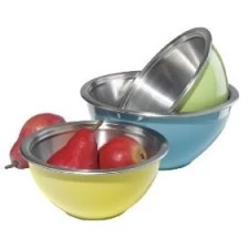 China 3 PC Stainless Steel Salad bowl with mark EB-GL18K manufacturer