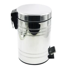 China 3L Stainless steel Pedal Bin Trash can Waster bin EB-P65 manufacturer