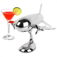 porcelana Aeroplane Stainless Steel Cocktail Shaker fabricante