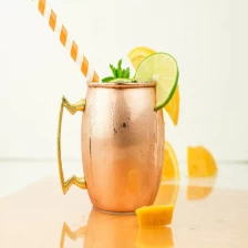 China Bar style Hammered Moscow Mule Copper Mugs, stainless steel mule mugs copper mule mugs manufacturer