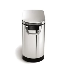 China Brushed Stainless Steel waste bin,high quality waste bin EB-P0081 manufacturer