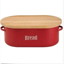 China Colorful  High Quality Stainless Steel Bread   With Wood Bottom manufacturer
