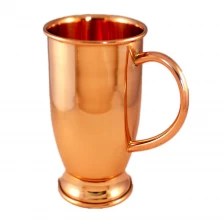 China Copper plated Stainless Steel Moscow Mule Mug with Base manufacturer