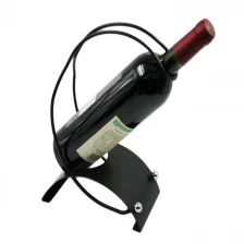 China Design criativo aço inoxidável vinho titular Wine Rack de EB-BT44 fabricante