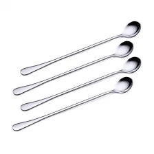 중국 Deft DesignStainless Steel  Long Handle Iced Tea Spoon Coffee Scoop Set of 4 제조업체