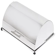 China Elegant Stainless Steel Bread Bin With Glass Bottom manufacturer