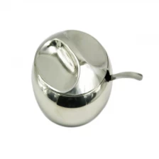 porcelana Diseño elegante de acero inoxidable olla de salsa de estaño caja de azúcar salsa de EB-SC001 fabricante