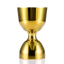 China High-End Japanese Style Gold Stainless Steel Jigger, Stainless Steel Jigger Bar Measuring Cup manufacturer