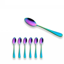 China Multicolor Stainless Steel mini cofee spoon manufacturer