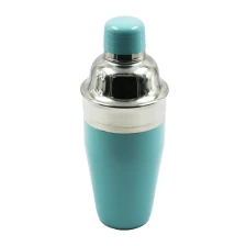 China Light Blue Spray paint Stainless Steel Cocktail Shaker EB-B02K manufacturer