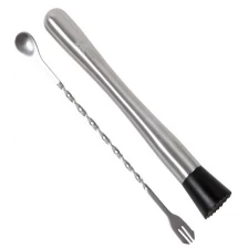 China Make Flavour Bursting Cocktails With Ease Cocktail Muddler & Mixing Spoon manufacturer