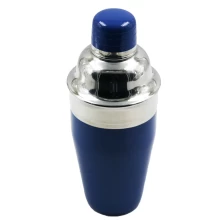 China Mazarine Blue Spray paint Stainless Steel Cocktail Shaker EB-B02K manufacturer
