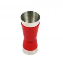 China New design Stainless Steel Red  Jigger Bar Measuring Cup Bar tools EB-BT47 manufacturer