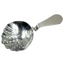 China Perforated concave cocktail strainer Hawthorn Strainer EB-BT63 manufacturer