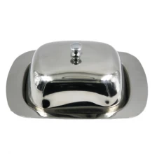 China Stainless Steel Butter Box with Lid Butter Dish Butter Plate EB-CB09 manufacturer