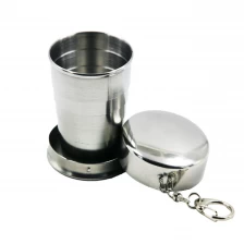 China Stainless Steel Camping Telescopic Cup Outdoor Collapsible Cup EB-C67 manufacturer