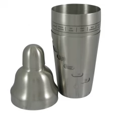 China Stainless Steel Cocktail Shaker with Bartending Mixing Recipes manufacturer