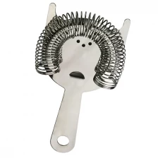 China Stainless Steel Cocktail Strainer 2 Prong Cocktail Strainer manufacturer