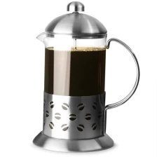 China Stainless Steel Coffee Plunger Cafetiere 8 Cup manufacturer