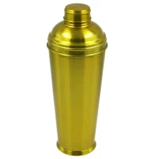 China Cocktail de aço inoxidável banhado a ouro Shaker EB-B21K fabricante