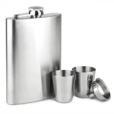 China Stainless Steel Hip Flask Set with Gift BoxEB-TP0013 manufacturer
