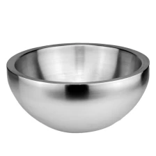 China Stainless Steel Mixing Bowl Double Layer Salad Bowl EB-GL30 manufacturer