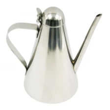 China Stainless Steel Oil Can with Hemispherical Lid Oil Pot Vinegar Bottle  EB-OB07 manufacturer