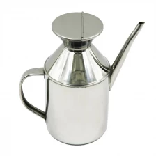 China Stainless Steel Oil Pot with lid Oil Can Vinegar Bottle  EB-OB04 manufacturer