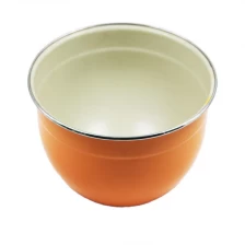 porcelana Acero inoxidable Ensaladera Mixing Bowl Fruit Basket EB-GL19K fabricante
