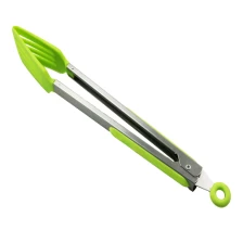 China Stainless Steel silicone Cake Sandwich Tongs EB-KA67 manufacturer