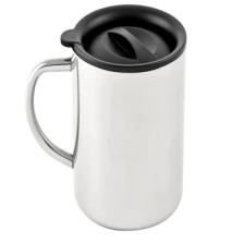 China Stainless steel Double-Wall Mug with Lid manufacturer