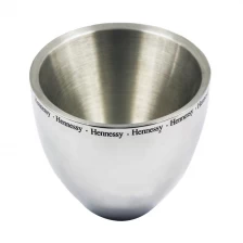 China Stainless steel Double wall Cone-shape Ice bucket EB-BC56 manufacturer