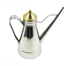China Stainless steel  Oil pot  with gold plating cover EB-OB09 manufacturer