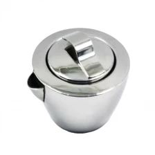 China Stainless steel Sauce boat with lid sauce boat bowl EB-SB004 manufacturer