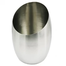 China Stainless steel  Single wall bevel Ice bucket EB-BC53 manufacturer