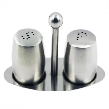 China Stainless steel high quality Salt and Pepper Shaker Set EB-SP92 manufacturer