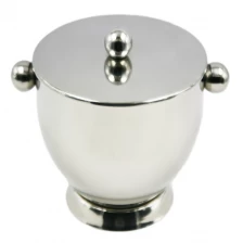 China Stainless steel ice bucket with holder wine cooler manufacturer