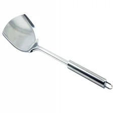 China Stainless steel long handle Cooking fried shovel manufacturer