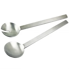 China Stainless steel salad spoon mixing spoon Tableware EB-TW49 manufacturer