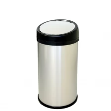 China Touchless Stainless Steel Trash Can, Round waste can EB-P0080 manufacturer